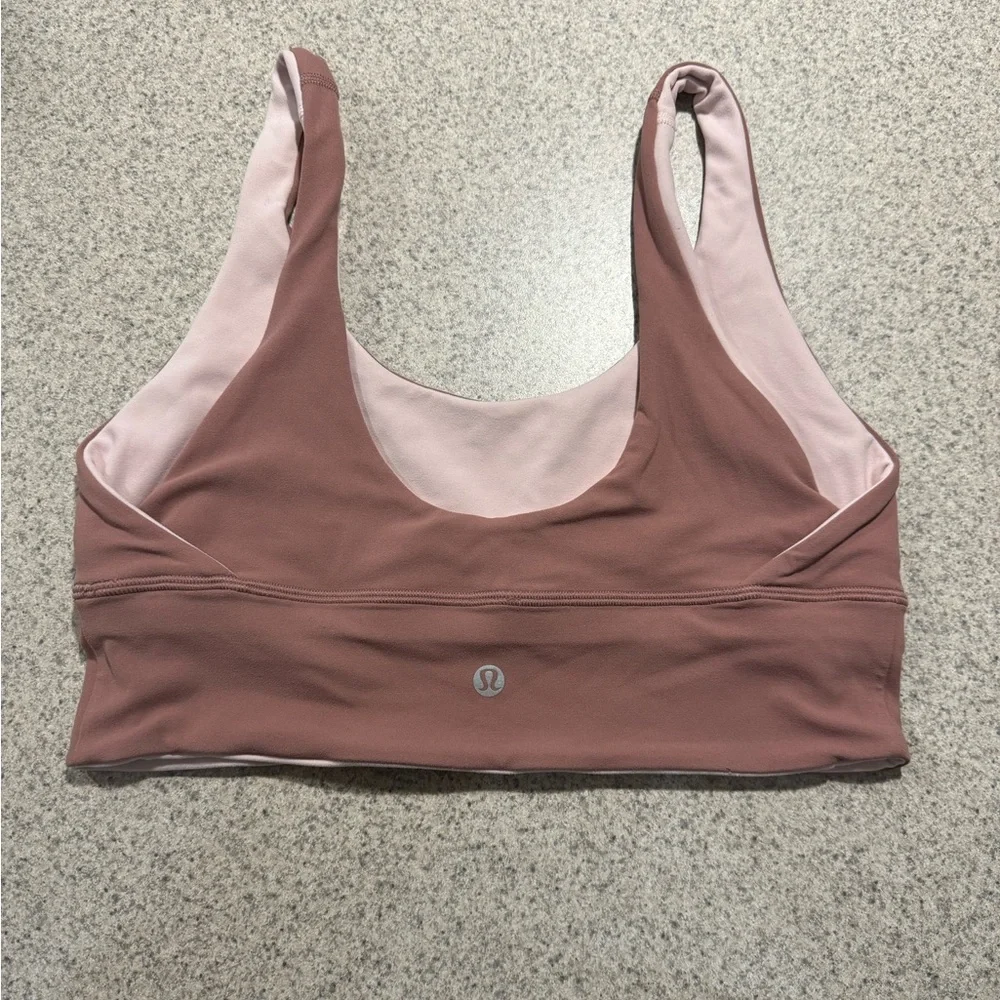 Lululemon Align Reversible Pink/Mauve Sports Bra - Picture 3 of 10